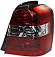 Passenger Side Halogen Tail Light, Without Bulb(s), Except Hybrid Model, CAPA Certified