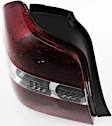 Driver Side Halogen Tail Light, Without Bulb(s), Except Hybrid Model, CAPA Certified