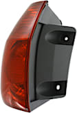 Driver Side, Outer Tail Light, with Bulb, Halogen, Red Lens, CAPA CERTIFIED