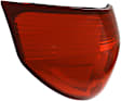 Driver Side, Outer Tail Light, with Bulb, Halogen, Red Lens, CAPA CERTIFIED