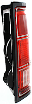 Passenger Side Tail Light, Without bulb(s), Halogen, Clear and Red Lens