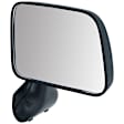 Passenger Side, Corner Mount Mirror, Manual Adjust, Non-Heated, Manual Folding, Textured Black, No Signal Light, No Memory, No Puddle Light, No Auto-Dim