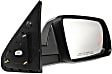 Driver Side Mirror, Power Adjust, Heated, Power Folding, Chrome, In-glass Signal Light, With Memory, With Puddle Light, No Auto-Dim, No Blind Spot Feature