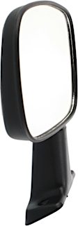 Driver Side Mirror, Manual Adjust, Non-Heated, Manual Folding, Textured Black, No Signal Light, No Memory, No Puddle Light, No Auto-Dimming, No Blind Spot Feature