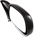 Sedan Passenger Side Mirror, Power Adjust, Non-Heated, Manual Folding, Textured Black, No Signal Light, No Memory, No Puddle Light, No Auto-Dimming, No Blind Spot Feature