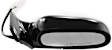 Sedan Passenger Side Mirror, Power Adjust, Non-Heated, Manual Folding, Textured Black, No Signal Light, No Memory, No Puddle Light, No Auto-Dimming, No Blind Spot Feature