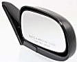 Sedan Passenger Side Mirror, Manual Adjust, Non-Heated, Manual Folding, Textured Black, No Signal Light, No Memory, No Puddle Light, No Auto-Dim, No Blind Spot Feature