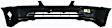 Front Primed Bumper Cover, With Side Marker Holes, CAPA CERTIFIED