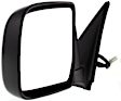 Driver Side Mirror, Power Adjust, Manual Folding, Non-Heated, Paintable, No Signal Light, No Memory, No Puddle Light, No Auto-Dimming, No Blind Spot Feature