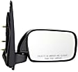 Passenger Side Mirror, Manual Adjust, Non-Folding, Non-Heated, Paintable, No Signal Light, No Memory, No Puddle Light, No Auto-Dimming, No Blind Spot Feature