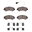 2214-1540-21 Front Semi-metallic Brake Pad Set