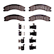 2214-1565-11 Rear Semi-metallic Brake Pad Set