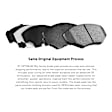 2551-0933-01 Front Low-Metallic Brake Pad Set