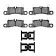 2551-1453-01 Rear OE Replacement Brake Pad Set