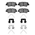 2551-1813-01 Rear OE Comparable Pad Material Brake Pad Set
