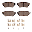 2018 Mitsubishi Eclipse Cross - Rear OE Comparable Pad Material Brake Pad Set, 1.5L 4Cyl