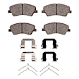 2021 Kia Rio - Front OE Replacement Brake Pad Set, 1.6L 4Cyl