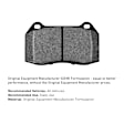 2551-2394-01 Rear OE Replacement Brake Pad Set