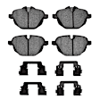 2600-1473-01 Rear Ceramic Brake Pad Set