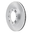 ERE-03005 Front, Driver or Passenger Side Brake Disc, Plain Surface, 1.5L, 4Cyl