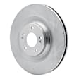 ERE-03061 Front, Driver or Passenger Side Brake Disc, Plain Surface, 2.0L, 4Cyl