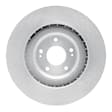 ERE-03061 Front, Driver or Passenger Side Brake Disc, Plain Surface, 2.0L, 4Cyl