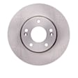 ERE-21009 Front, Driver or Passenger Side Brake Disc, Plain Surface