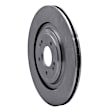 ERE-21043 Rear, Driver or Passenger Side Brake Disc, Plain Surface