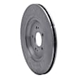 ERE-21043 Rear, Driver or Passenger Side Brake Disc, Plain Surface