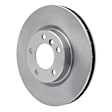 ERE-31036D Front, Driver Side Brake Disc, Plain Surface
