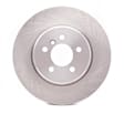 ERE-31106 Rear, Driver or Passenger Side Brake Disc, Plain Surface