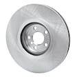 ERE-31184D Front, Driver Side Brake Disc, Plain Surface, 2.0L, 4Cyl