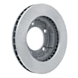 ERE-40057 Front, Driver or Passenger Side Brake Disc, Plain Surface