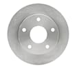 ERE-40077 Front, Driver or Passenger Side Brake Disc, Plain Surface, 4WD
