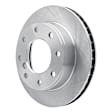 ERE-40087 Front, Driver or Passenger Side Brake Disc, Plain Surface