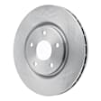 ERE-40112 Front, Driver or Passenger Side Brake Disc, Plain Surface
