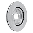 ERE-40112 Front, Driver or Passenger Side Brake Disc, Plain Surface