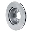 ERE-40130 Rear, Driver or Passenger Side Brake Disc, Plain Surface