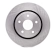 ERE-42000 Front, Driver or Passenger Side Brake Disc, Plain Surface