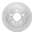 ERE-45013 Rear, Driver or Passenger Side Brake Disc, Plain Surface