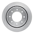 ERE-46011 Rear, Driver or Passenger Side Brake Disc, Plain Surface, 4.6L, 8Cyl