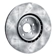 ERE-46064 Front, Driver or Passenger Side Brake Disc, Plain Surface, 4.2L, 8Cyl