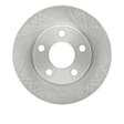 ERE-47028 Front, Driver or Passenger Side Brake Disc, Plain Surface