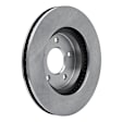 ERE-47063 Front, Driver or Passenger Side Brake Disc, Plain Surface
