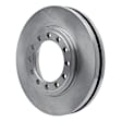 ERE-48067 Front, Driver or Passenger Side Brake Disc, Plain Surface