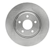 ERE-53003 Front, Driver or Passenger Side Brake Disc, Plain Surface