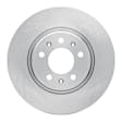 ERE-53005 Front, Driver or Passenger Side Brake Disc, Plain Surface