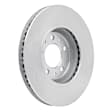 ERE-53005 Front, Driver or Passenger Side Brake Disc, Plain Surface