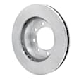 ERE-54158 Front, Driver or Passenger Side Brake Disc, Plain Surface, 4 X 4