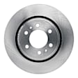 ERE-54204 Front, Driver or Passenger Side Brake Disc, Plain Surface